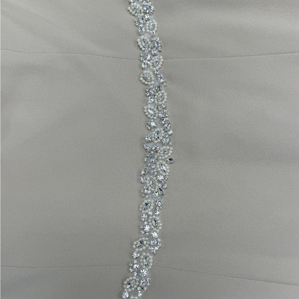 Mother of the Bride Formal Gown Size 12 Champagne - Picture 9 of 13
